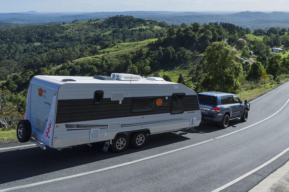 Caravan near the beach